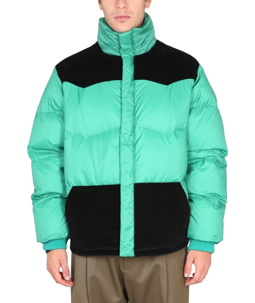 MARNI Зеленая полиамидовая куртка, фото 2