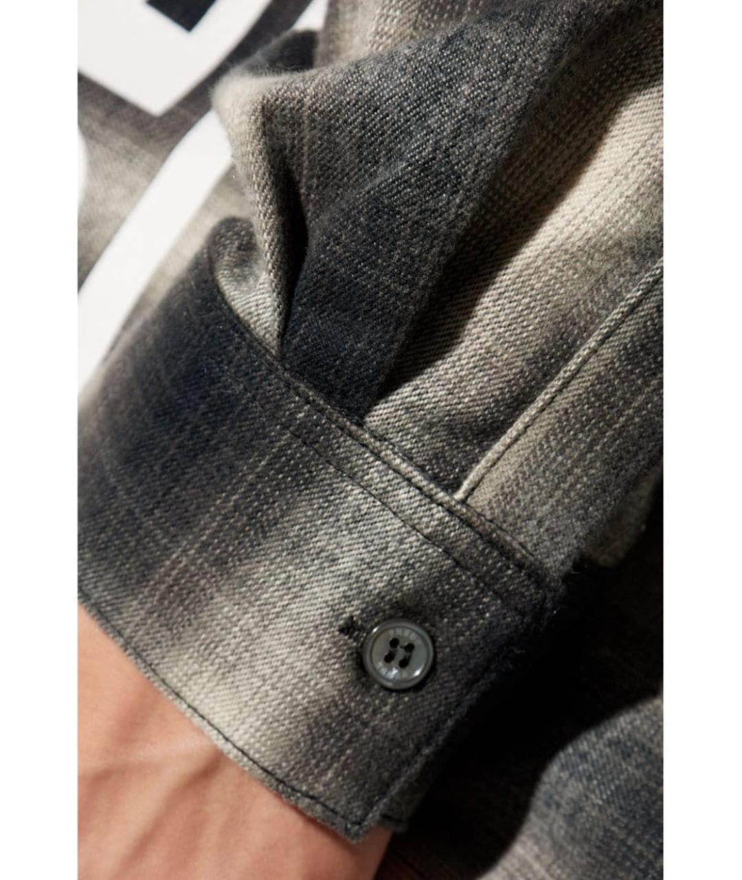 RHUDE Черная хлопковая кэжуал рубашка, фото 5