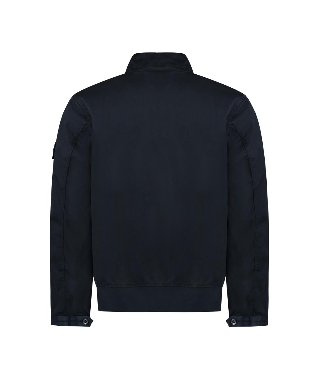 STONE ISLAND Синяя хлопковая куртка, фото 3