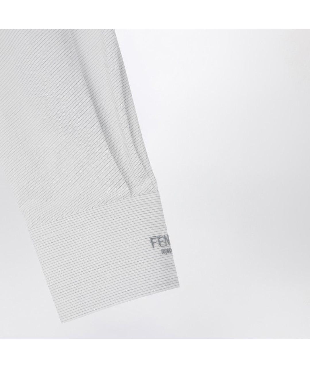 FENDI Белая хлопковая рубашка, фото 3