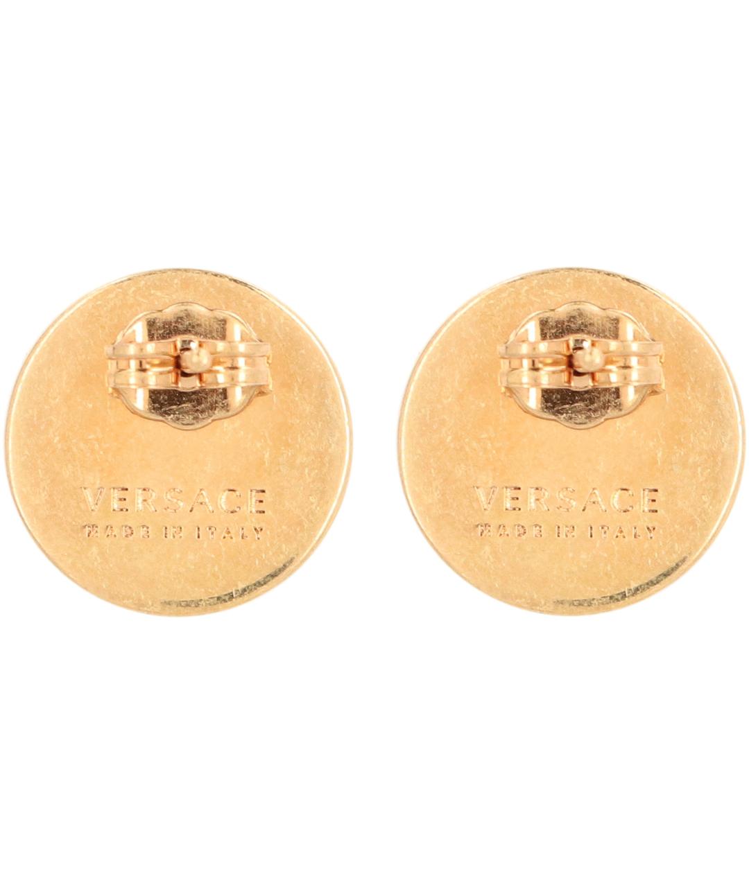 VERSACE Золотые металлические серьги, фото 2