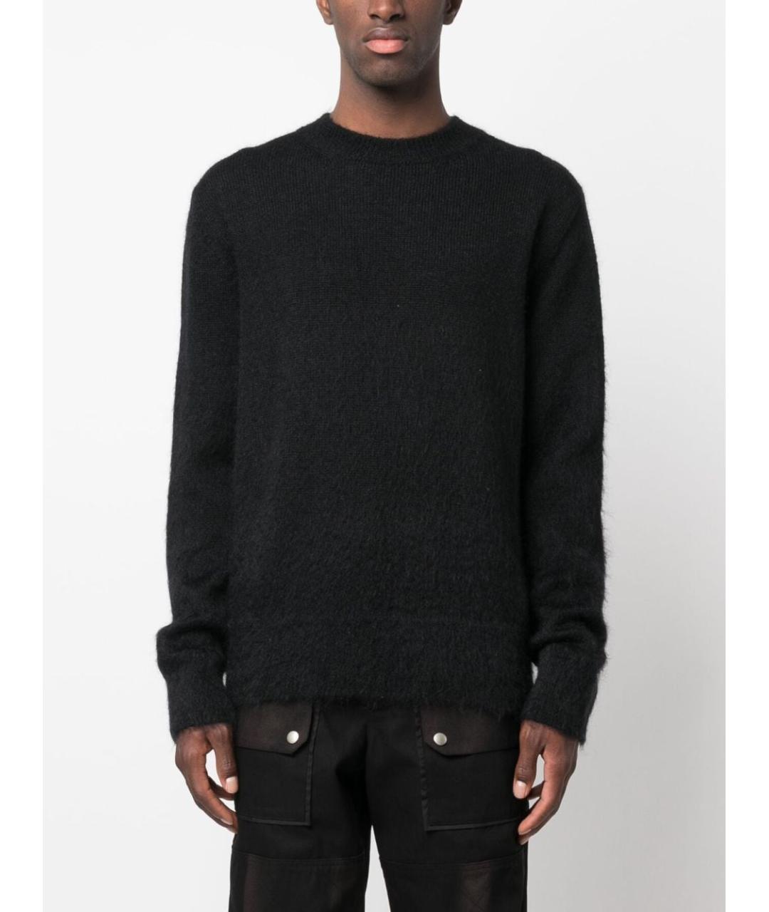 OFF-WHITE Черный шерстяной джемпер / свитер, фото 3