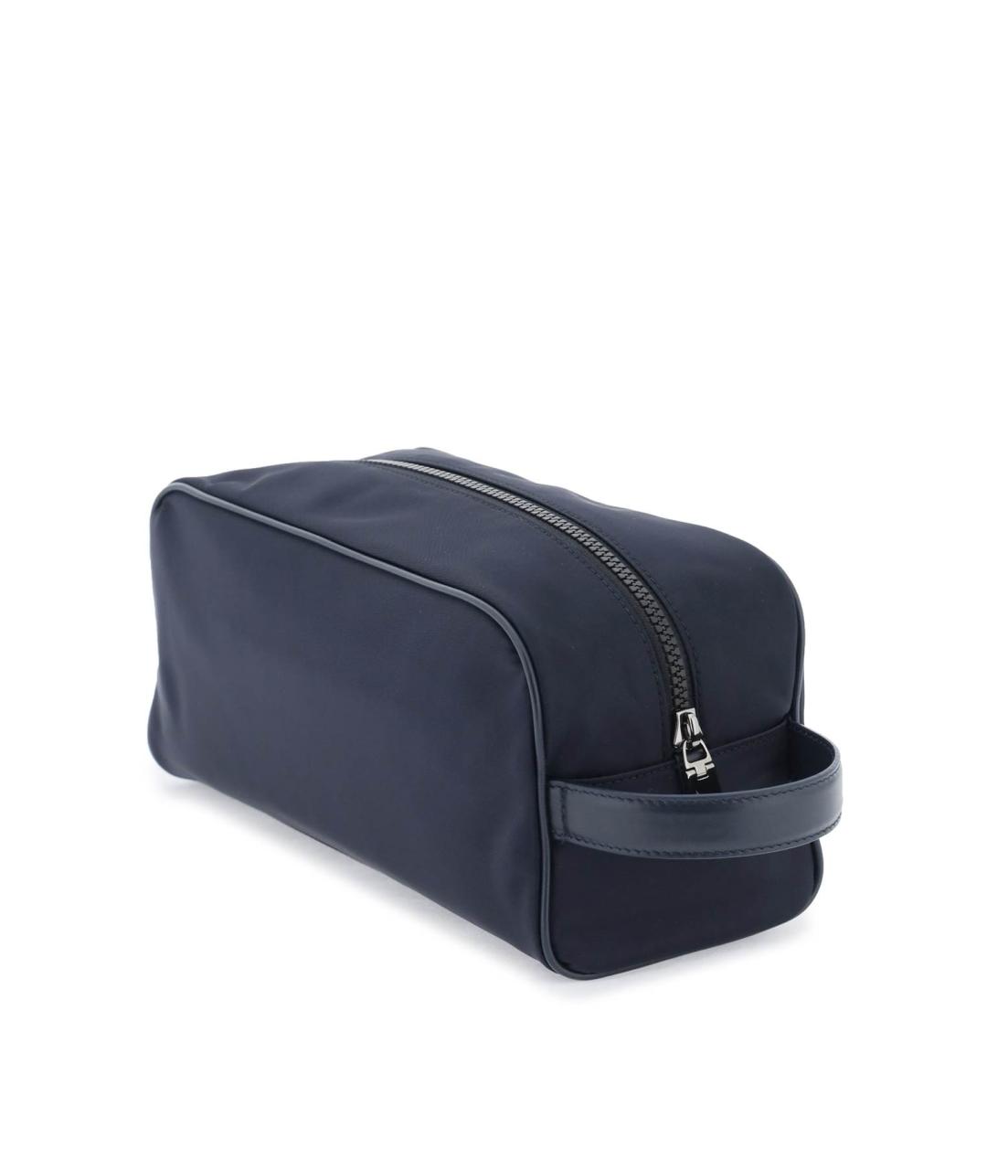 DOLCE&GABBANA Синяя синтетическая барсетка, фото 3