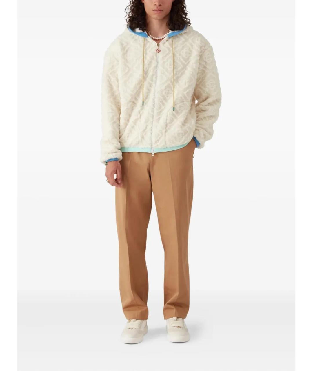 CASABLANCA Белая полиэстеровая куртка, фото 2