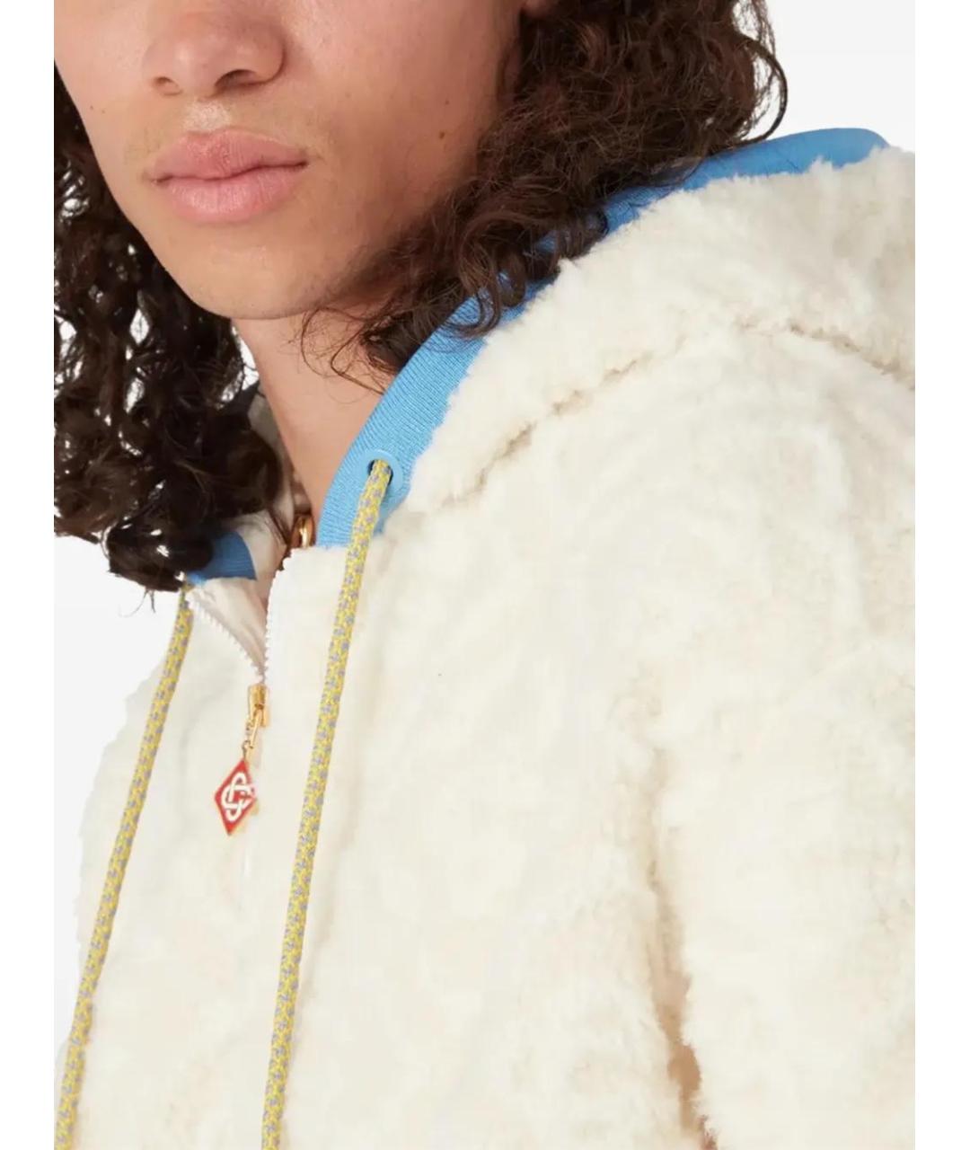 CASABLANCA Белая полиэстеровая куртка, фото 5