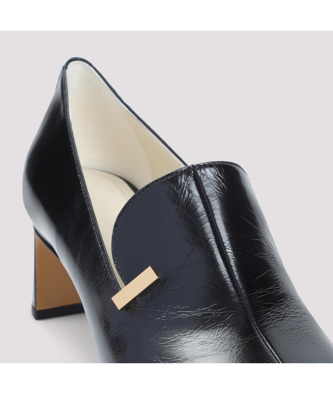 PHOEBE PHILO Черные кожаные лоферы, фото 5