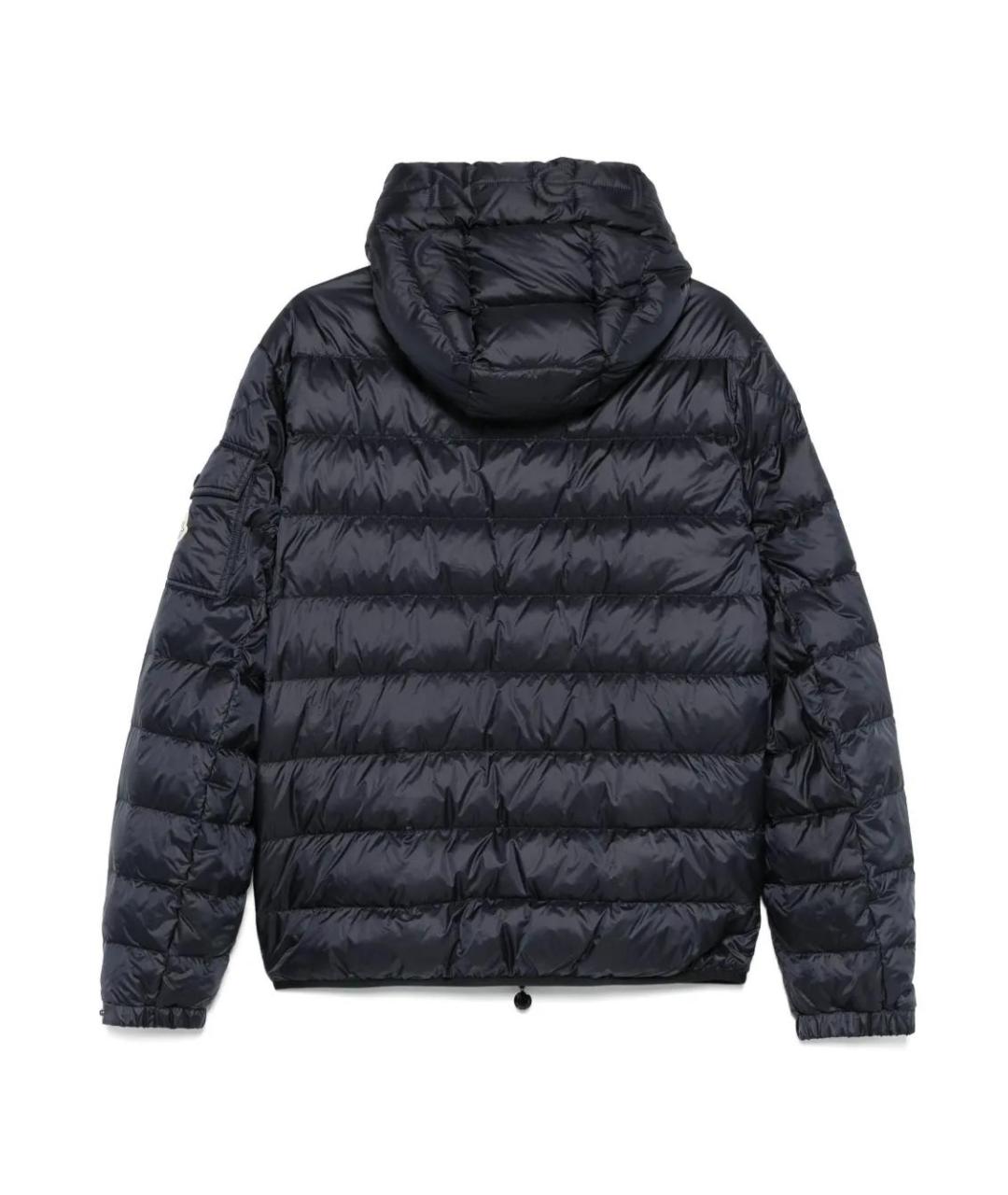 MONCLER Синяя полиэстеровая куртка, фото 2