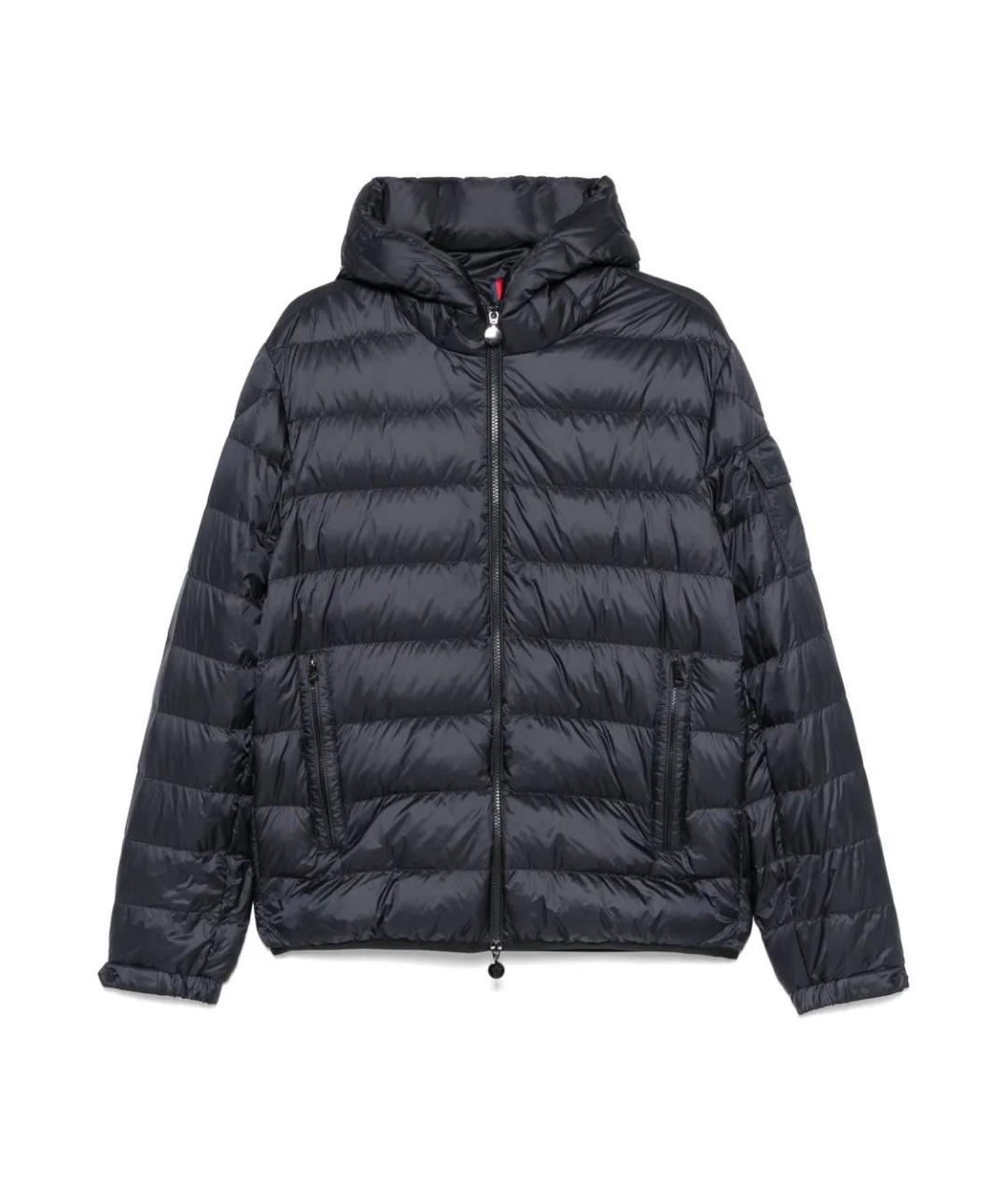 MONCLER Синяя полиэстеровая куртка, фото 1