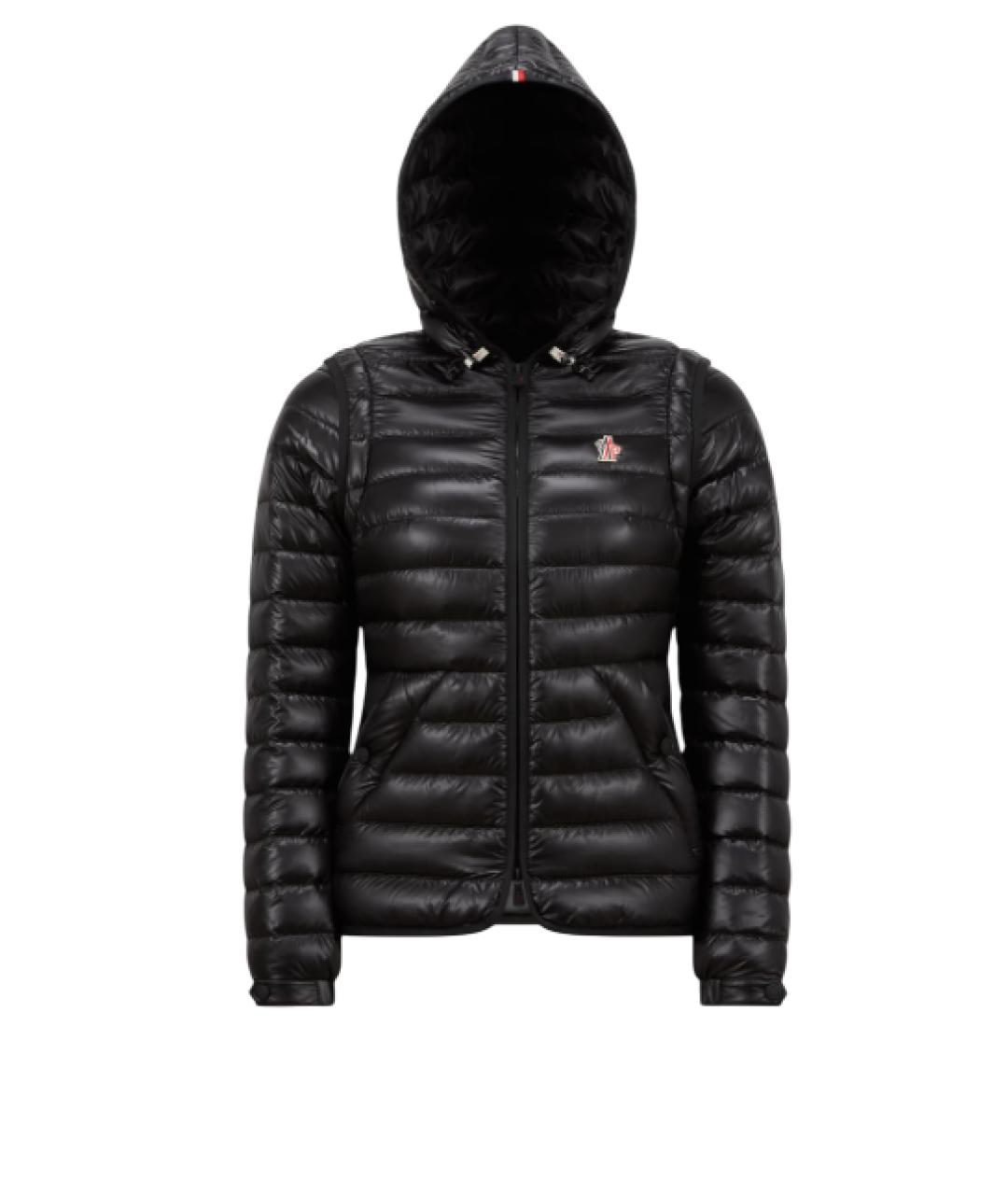 MONCLER Черная полиамидовая куртка, фото 1