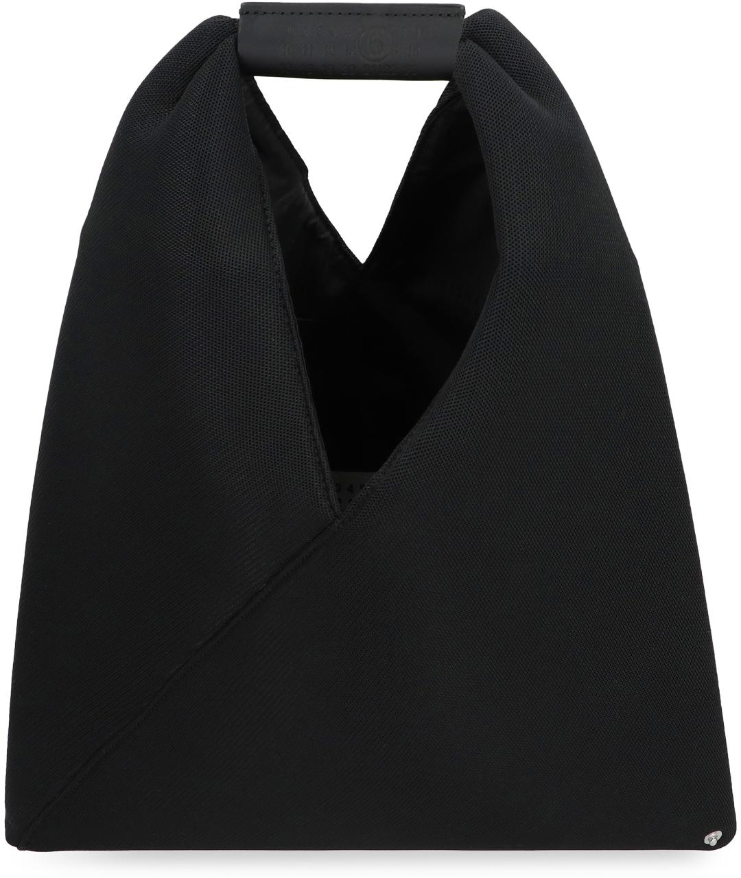 MM6 MAISON MARGIELA Черная синтетическая сумка с короткими ручками, фото 5