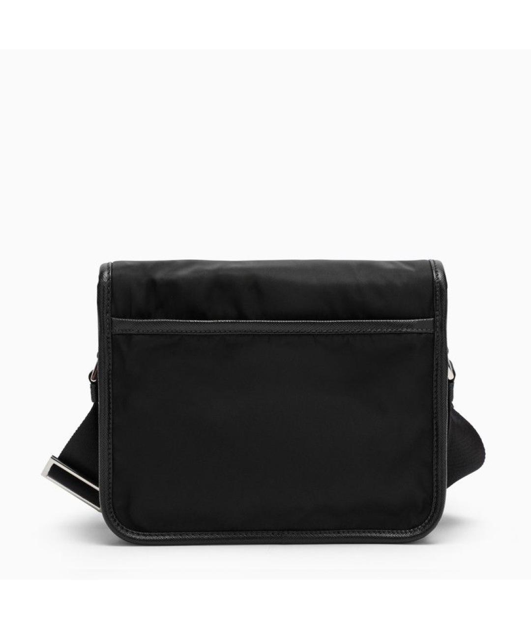 PRADA Черная синтетическая сумка на плечо, фото 2