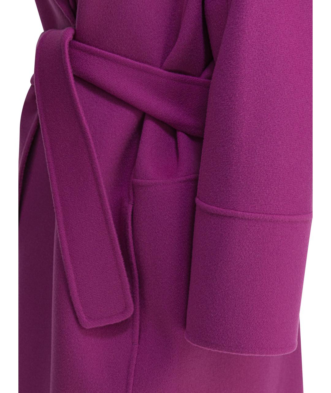 'S MAX MARA Фуксия шерстяное пальто, фото 4