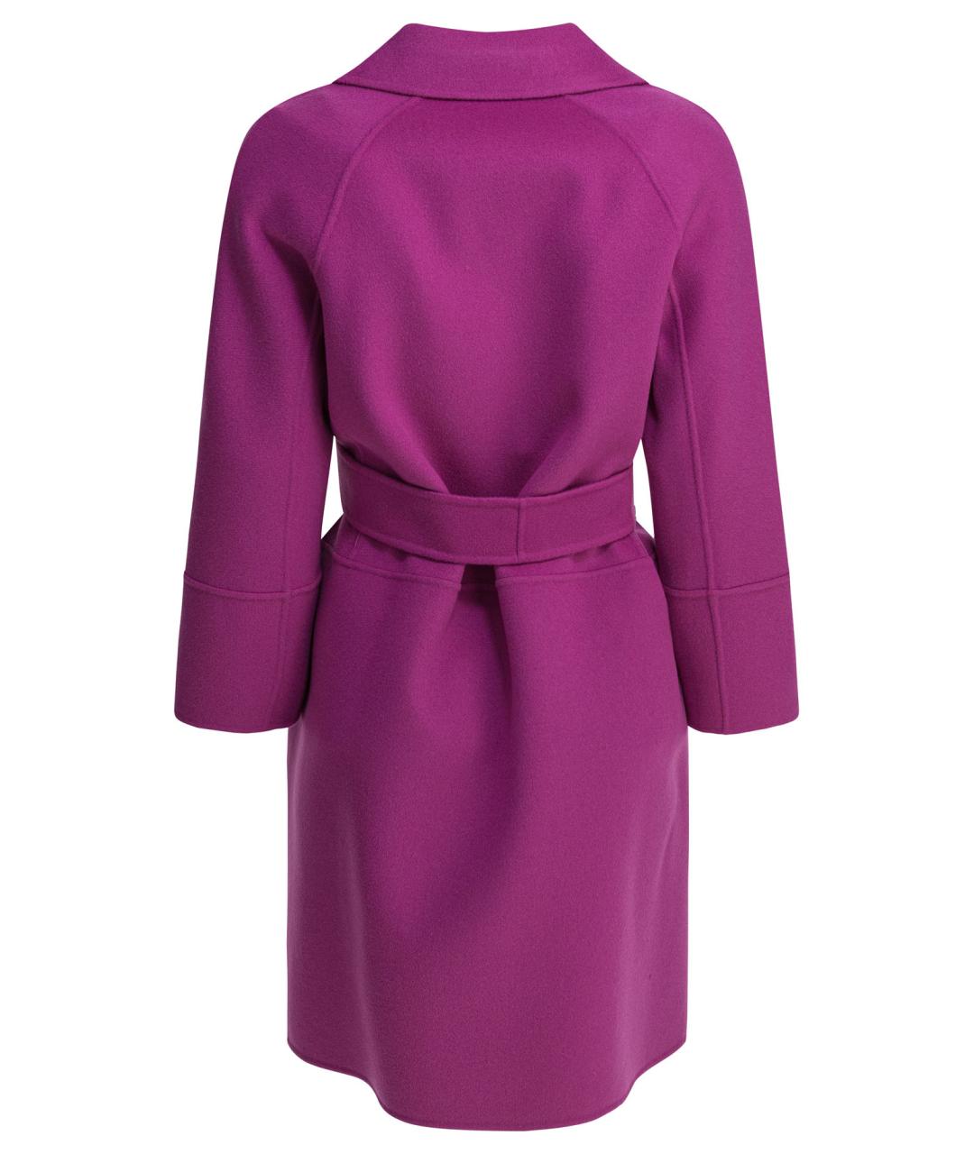 'S MAX MARA Фуксия шерстяное пальто, фото 2
