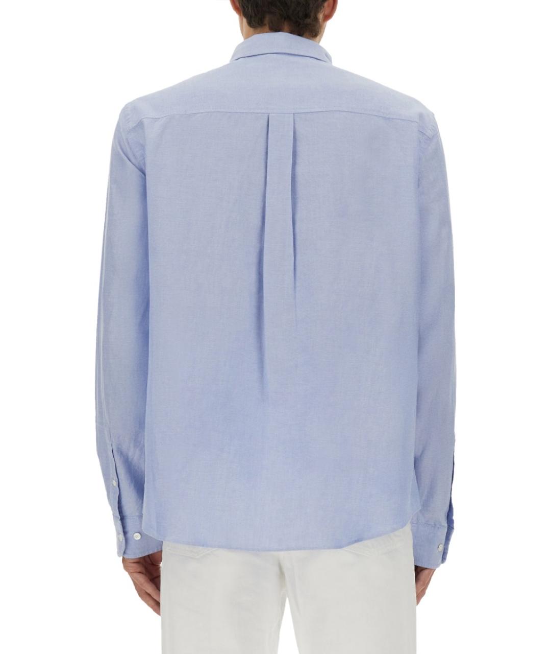 ISABEL MARANT Синяя хлопковая кэжуал рубашка, фото 4