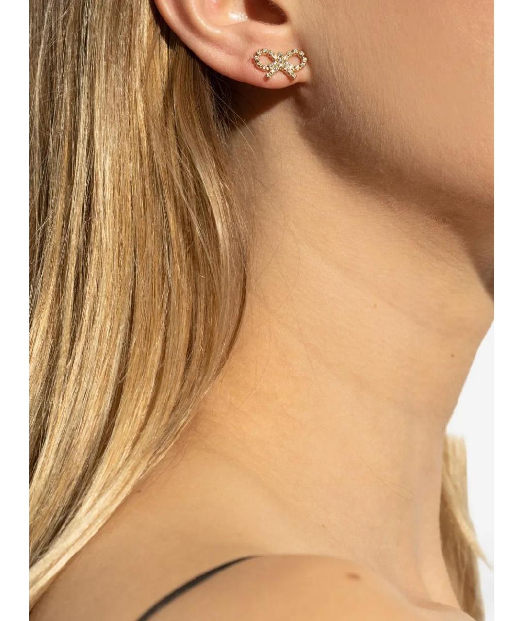 SELF-PORTRAIT Золотые латунные серьги, фото 2