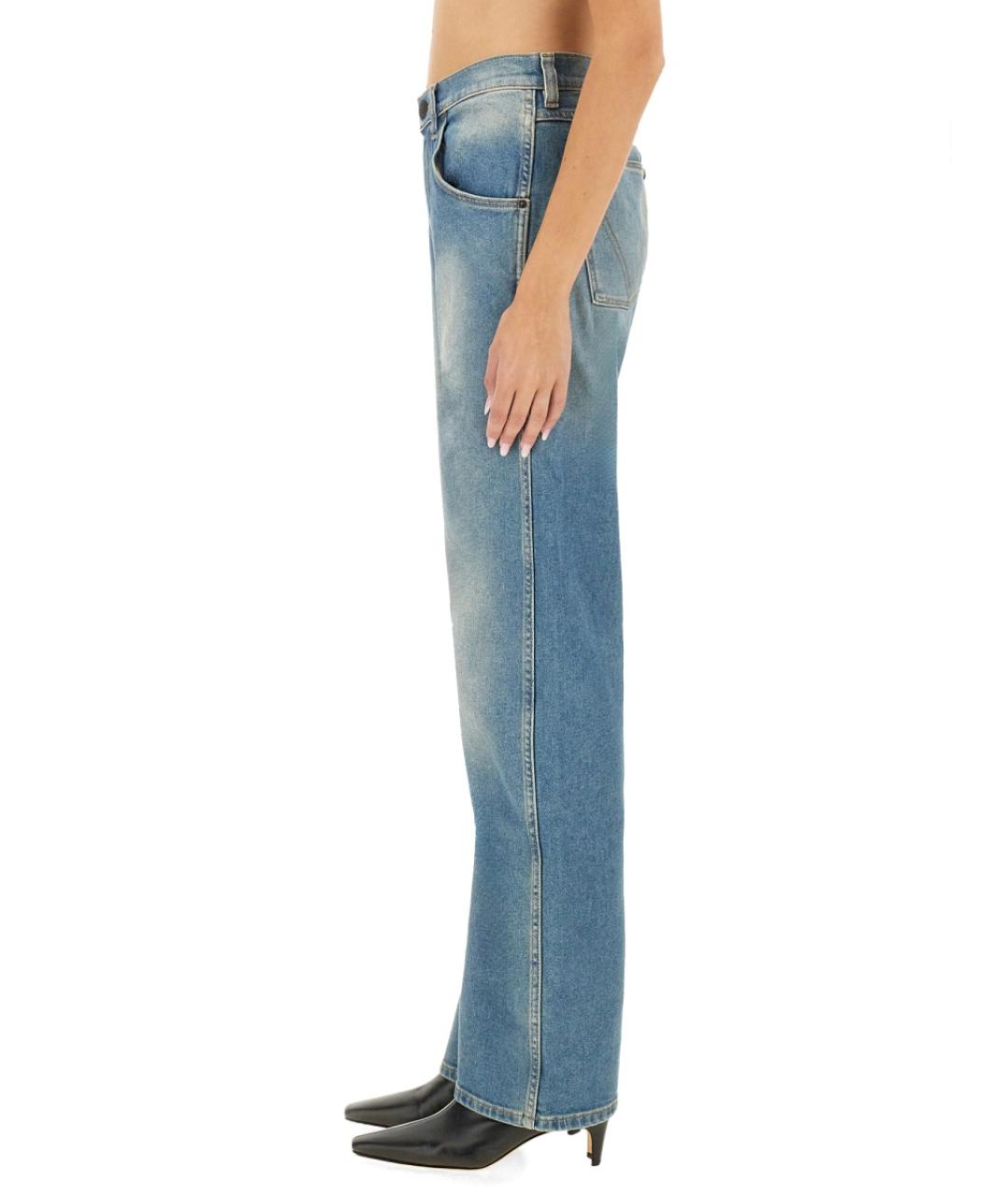 VIVIENNE WESTWOOD Синие хлопковые прямые джинсы, фото 5