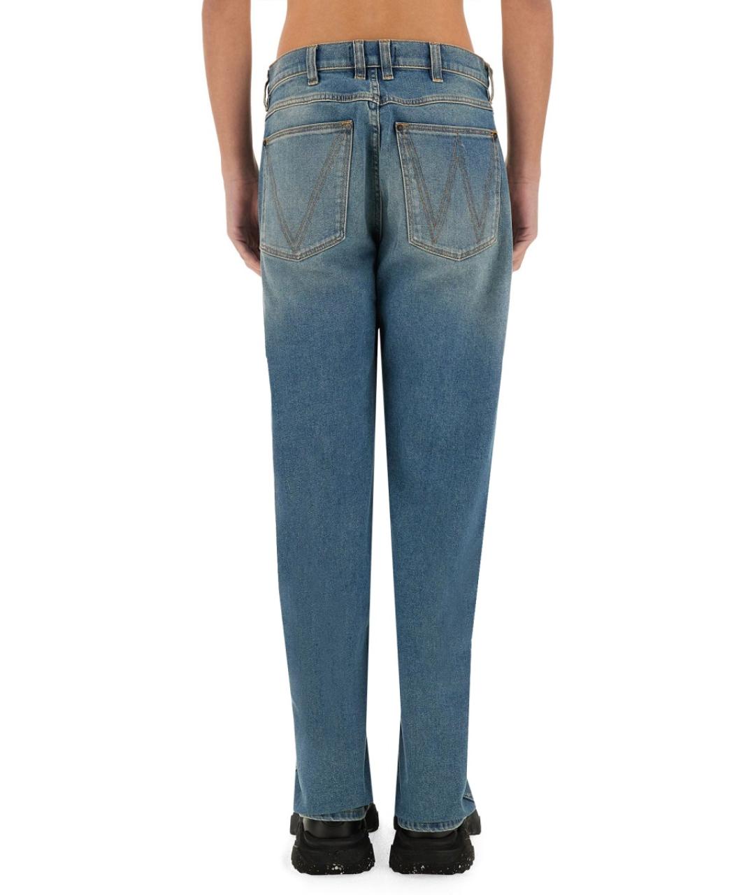 VIVIENNE WESTWOOD Синие хлопковые прямые джинсы, фото 6