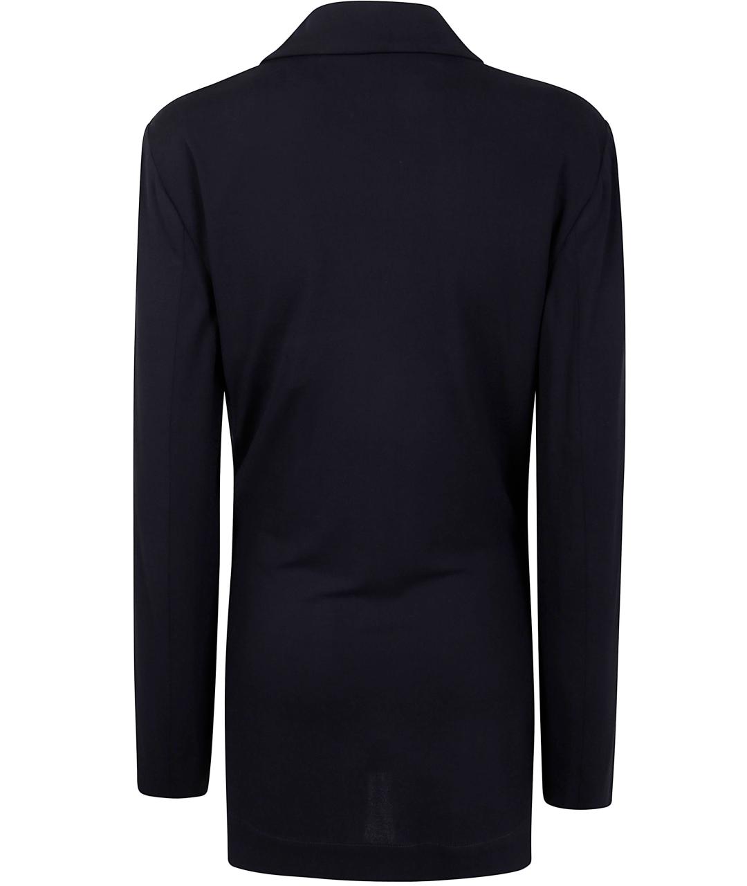 ANN DEMEULEMEESTER Черный вискозный жакет/пиджак, фото 4