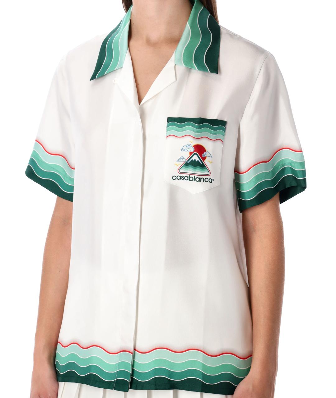 CASABLANCA Мульти шелковая рубашка, фото 4