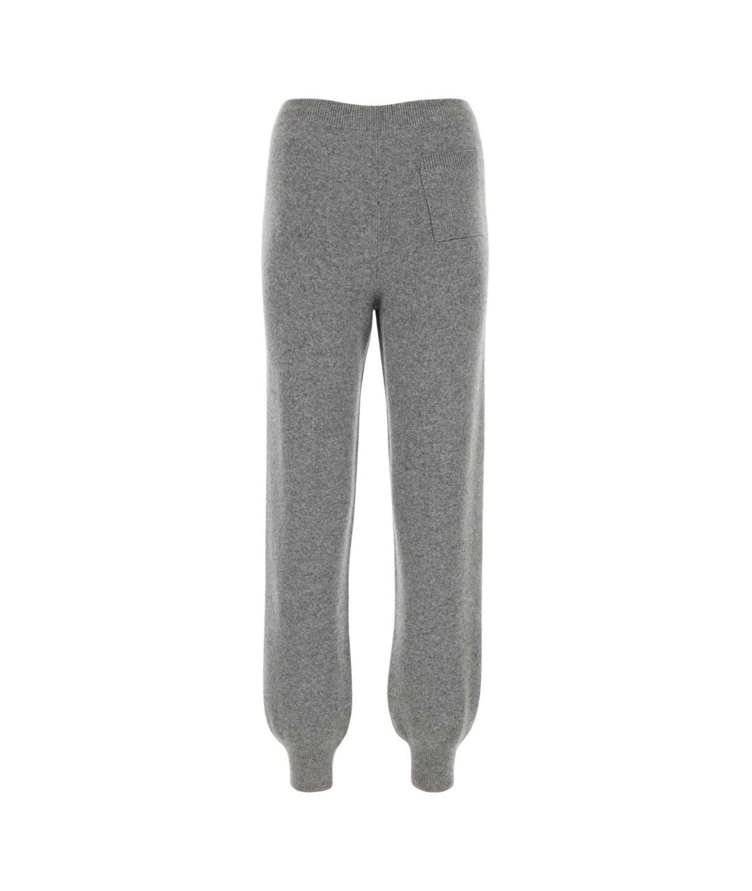 PRADA Серые кашемировые прямые брюки, фото 2