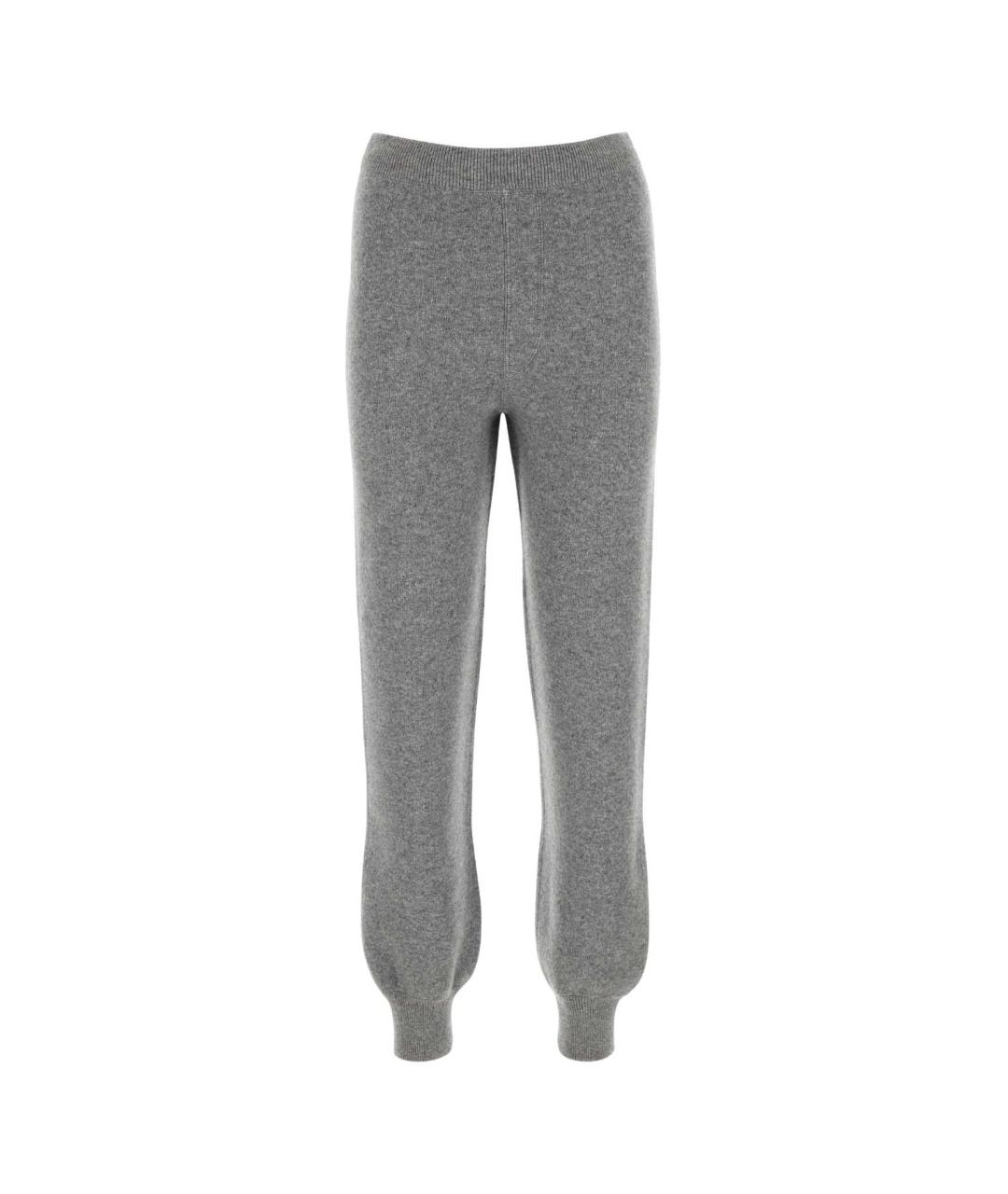 PRADA Серые кашемировые прямые брюки, фото 1