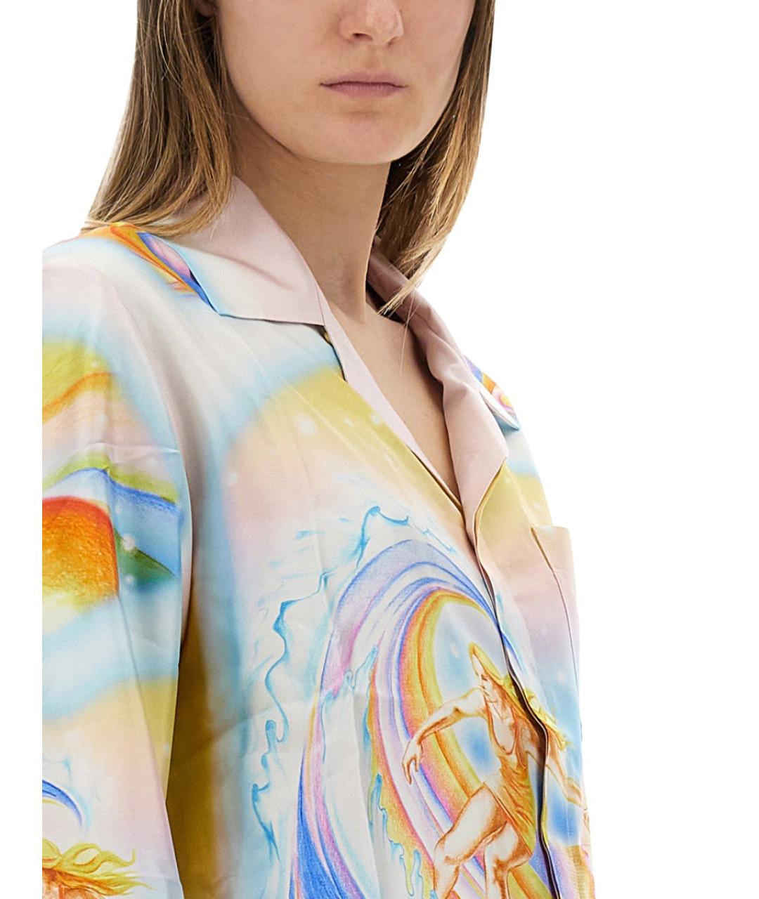 CASABLANCA Мульти шелковая рубашка, фото 5