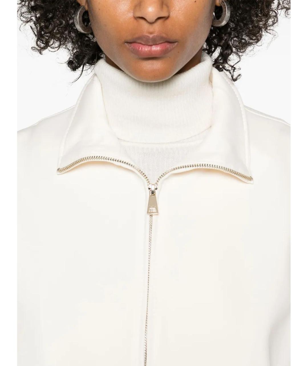 MAX MARA Белая полиамидовая куртка, фото 5