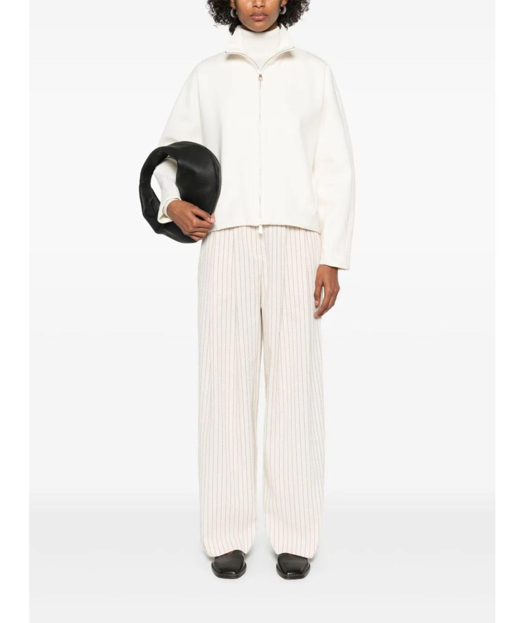 MAX MARA Белая полиамидовая куртка, фото 2