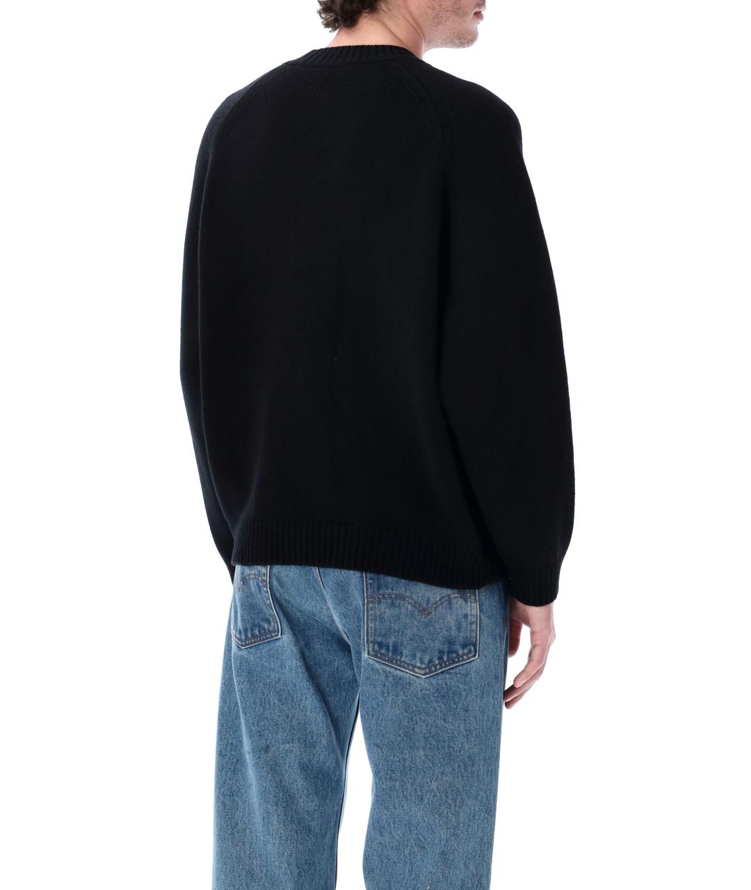 KENZO Черный шерстяной джемпер / свитер, фото 3