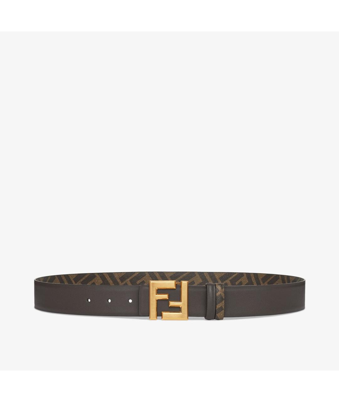 FENDI Коричневый ремень, фото 1