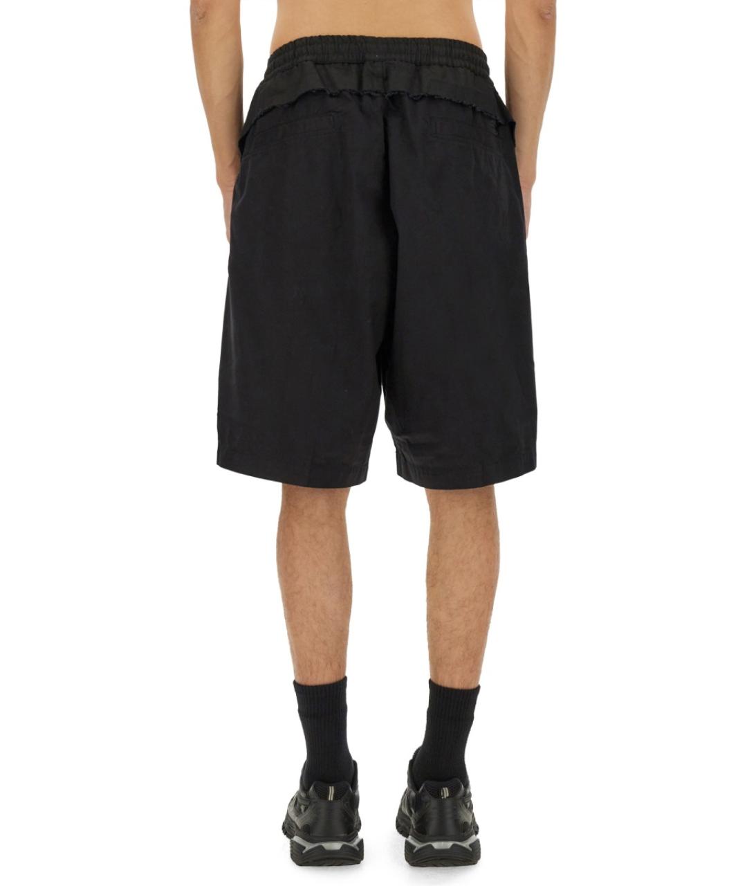 DIESEL Черные хлопковые шорты, фото 3