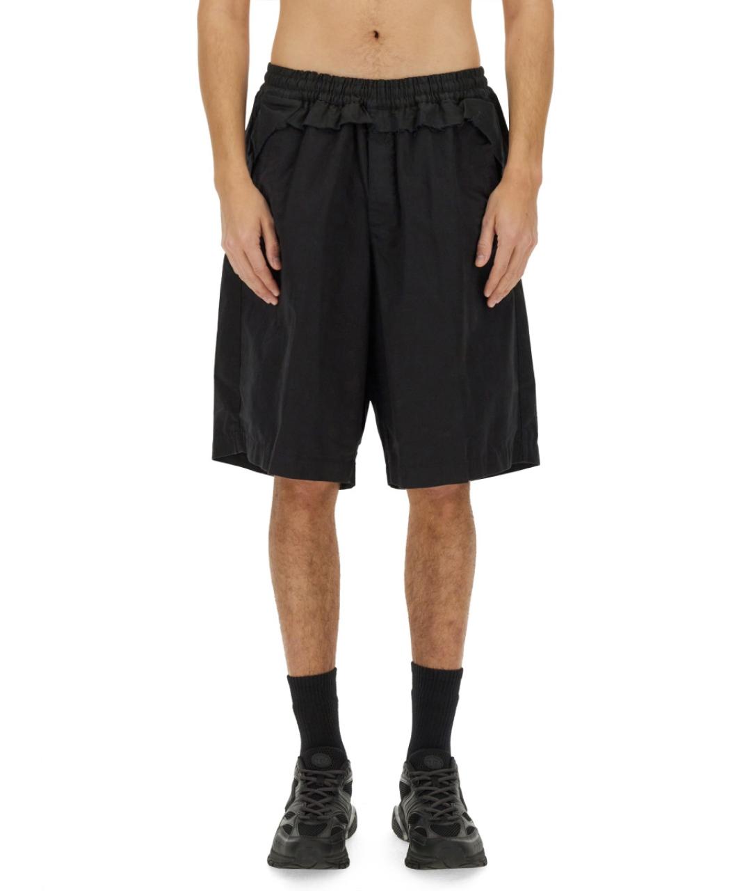 DIESEL Черные хлопковые шорты, фото 5