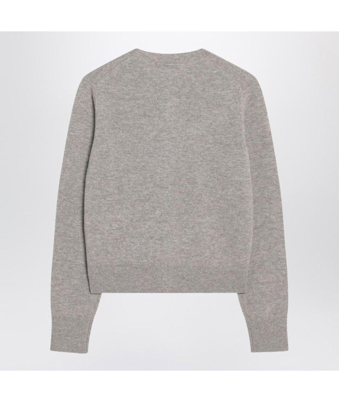 ACNE STUDIOS Серый шерстяной кардиган, фото 2