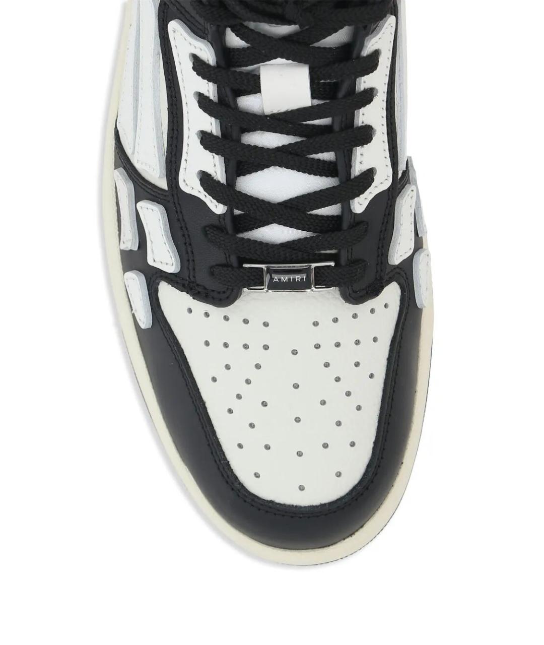 AMIRI Черные кожаные кеды, фото 3