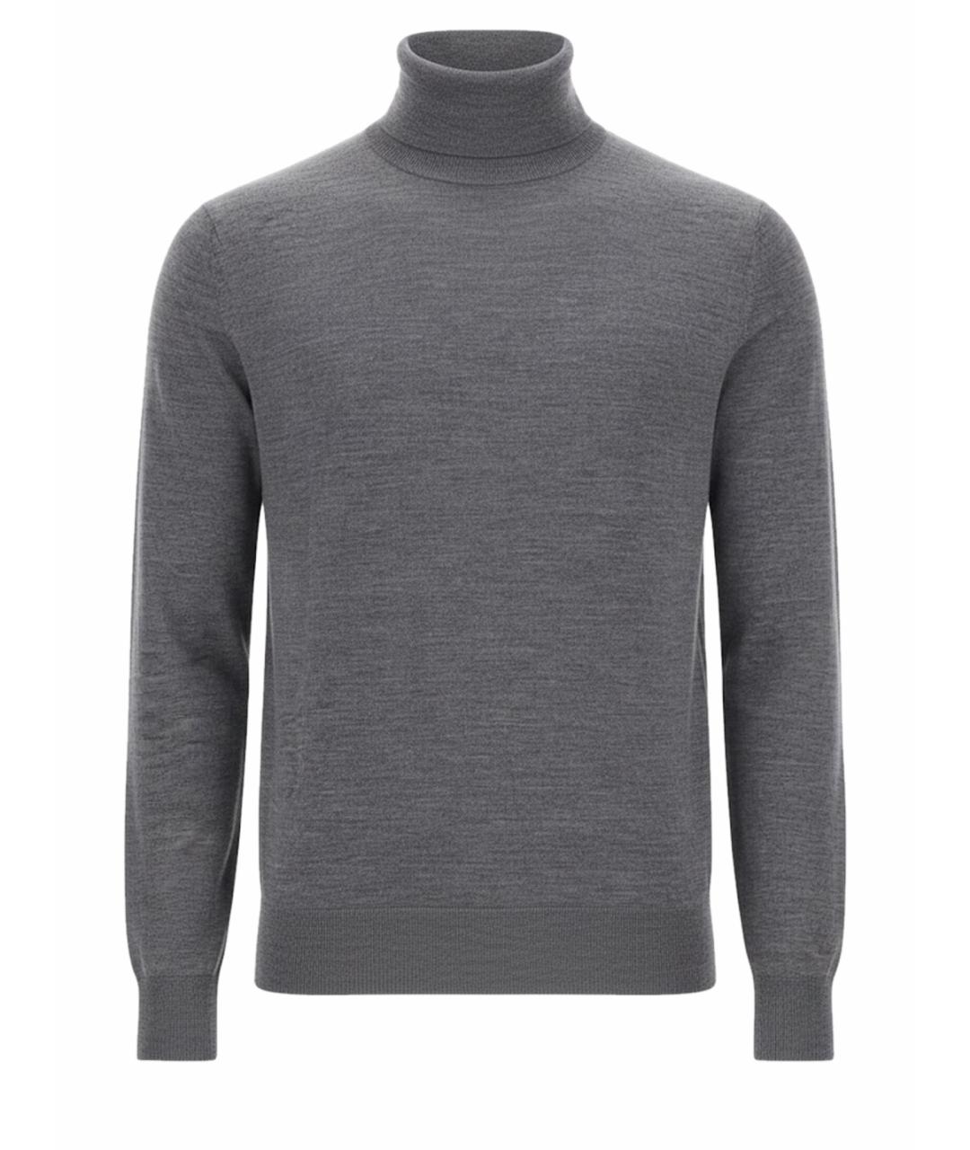 BALLANTYNE Серый шерстяной джемпер / свитер, фото 1