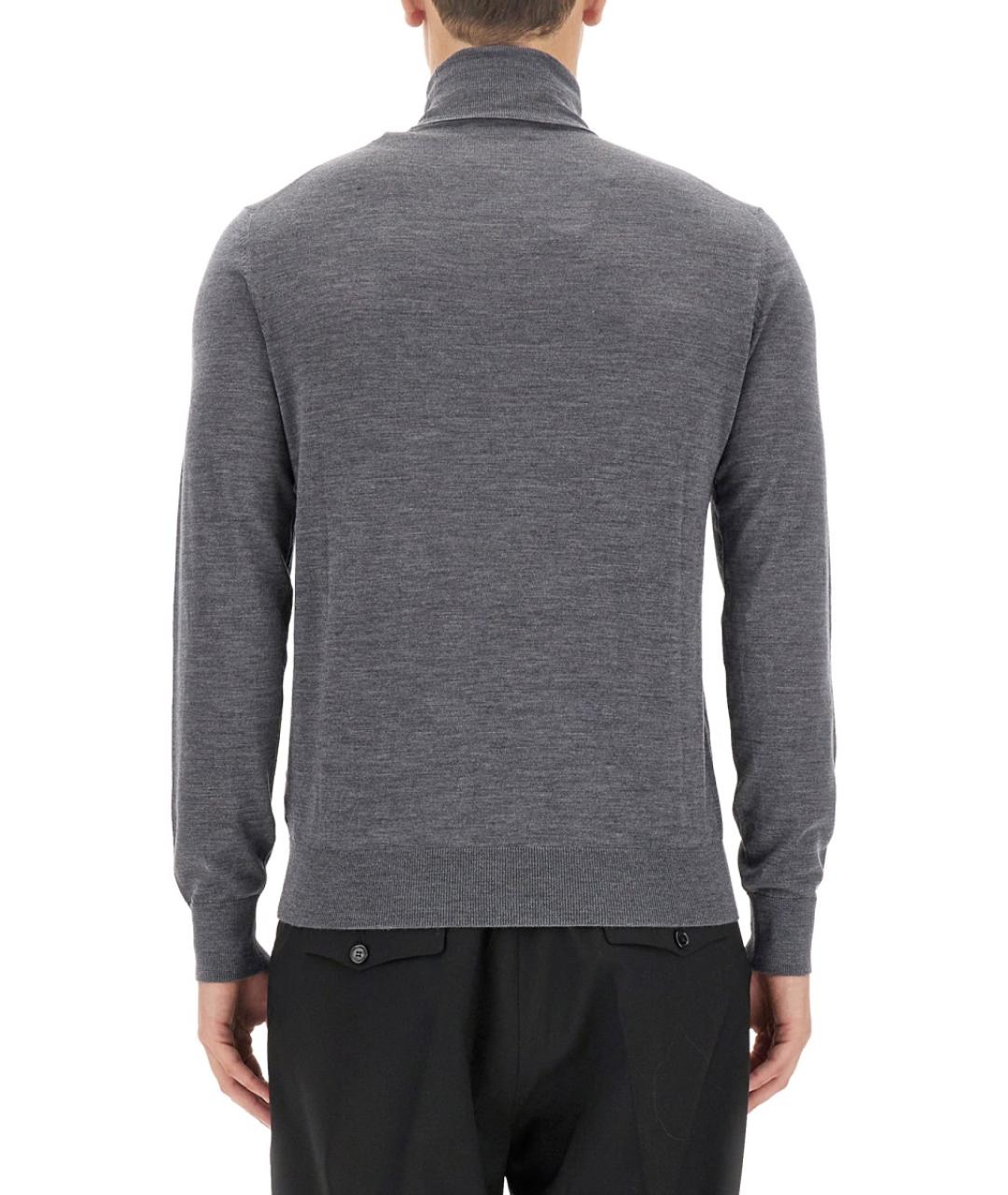BALLANTYNE Серый шерстяной джемпер / свитер, фото 3