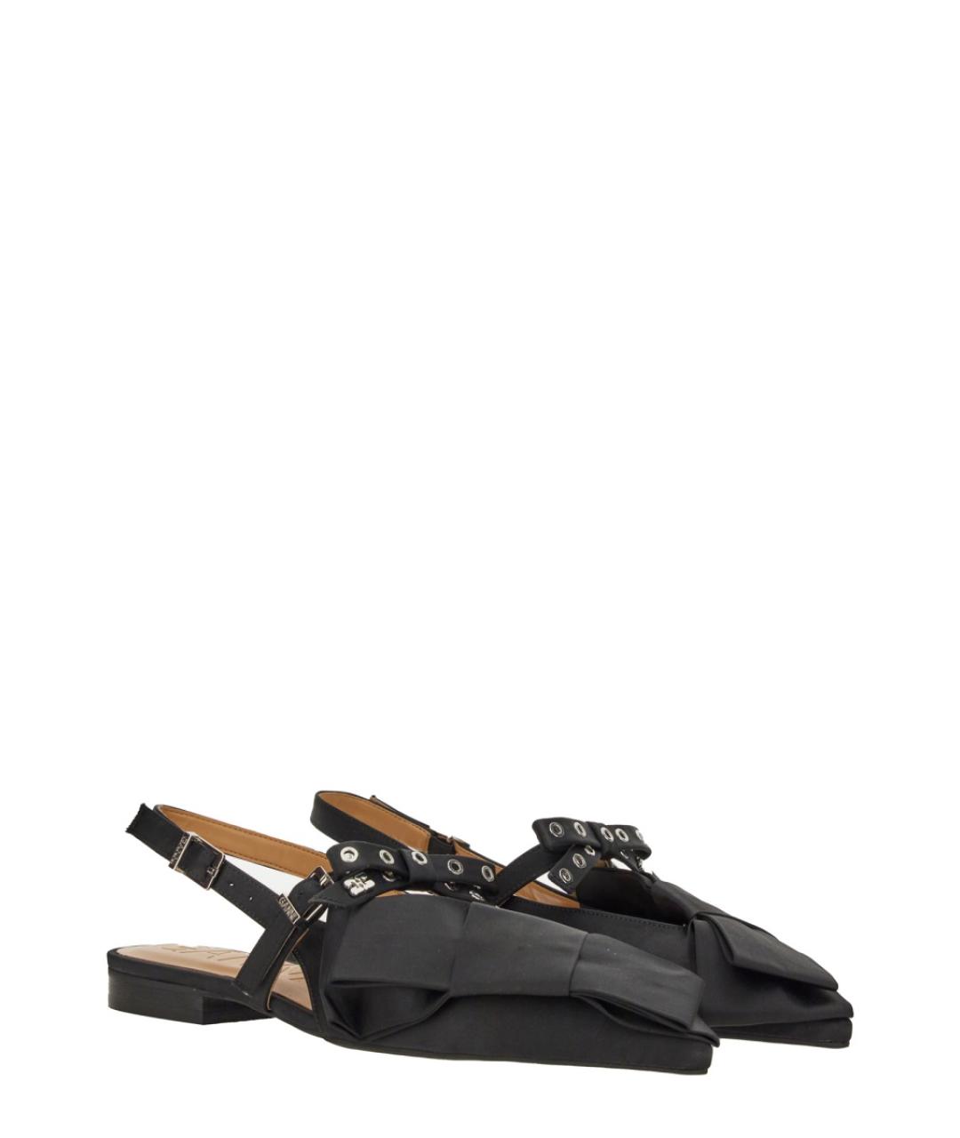 GANNI Черные балетки, фото 2