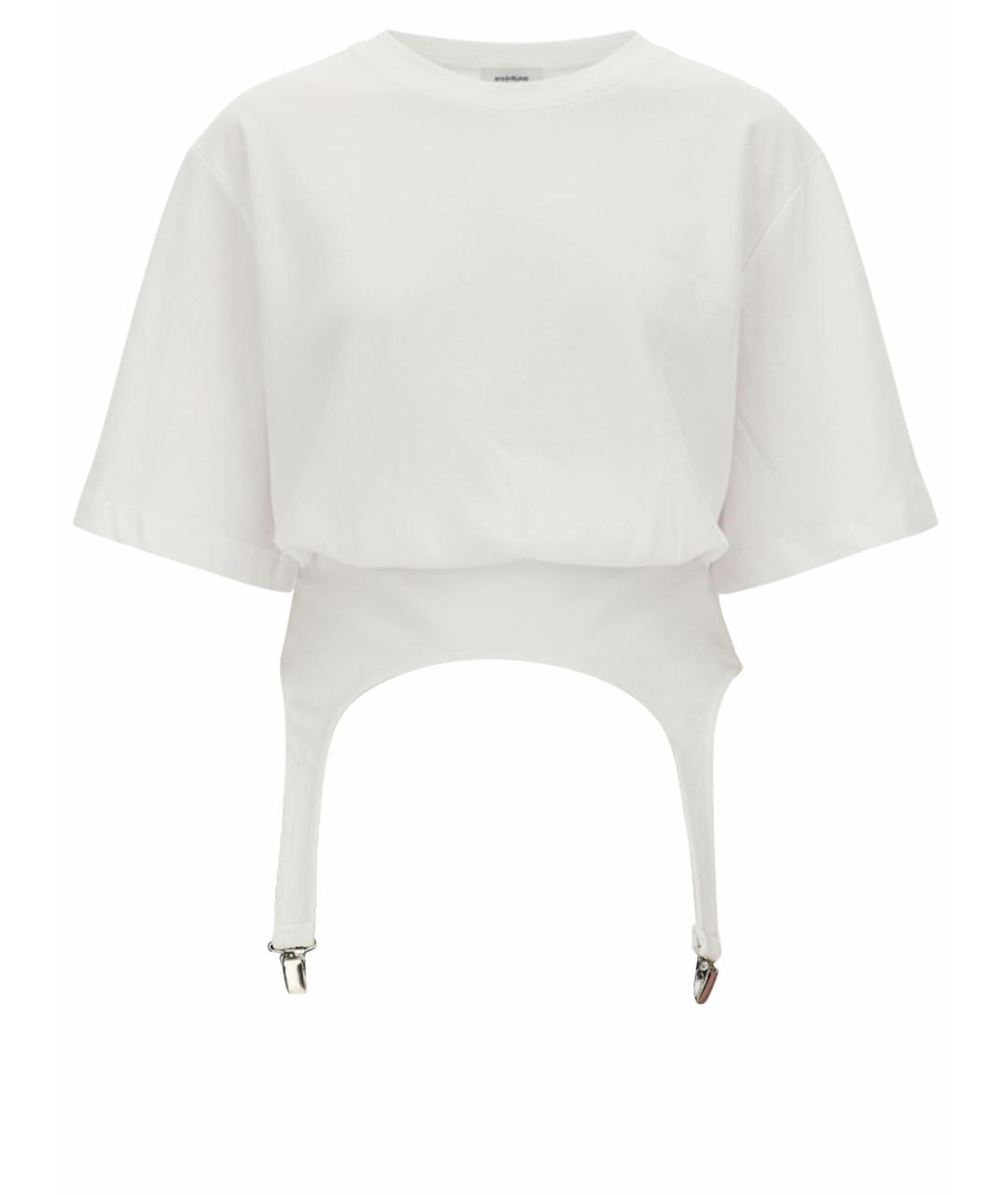 FIORUCCI Белая хлопковая футболка, фото 5