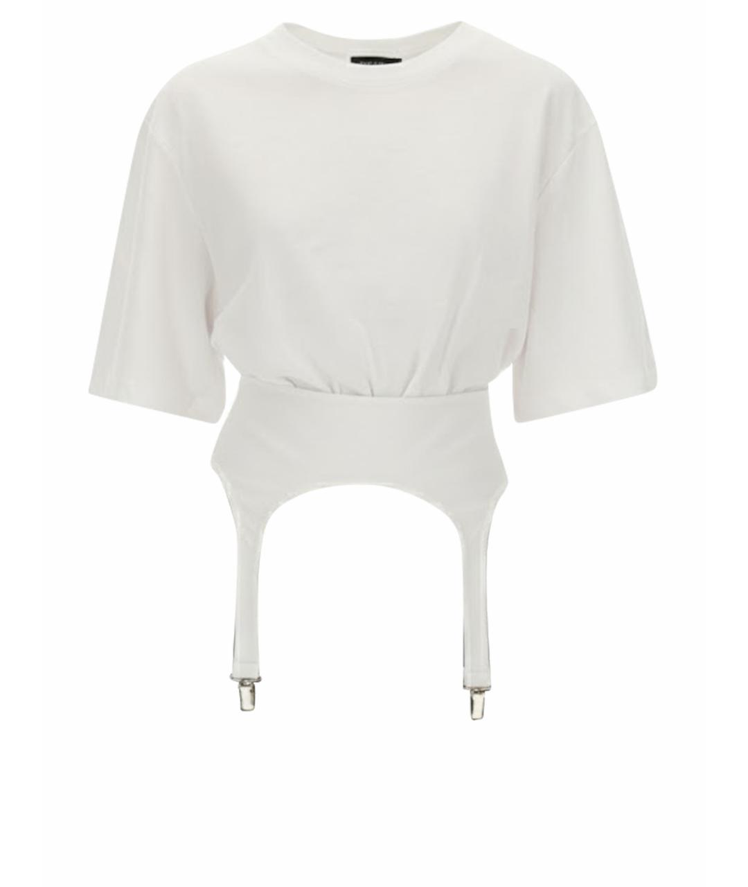 FIORUCCI Белая хлопковая футболка, фото 1