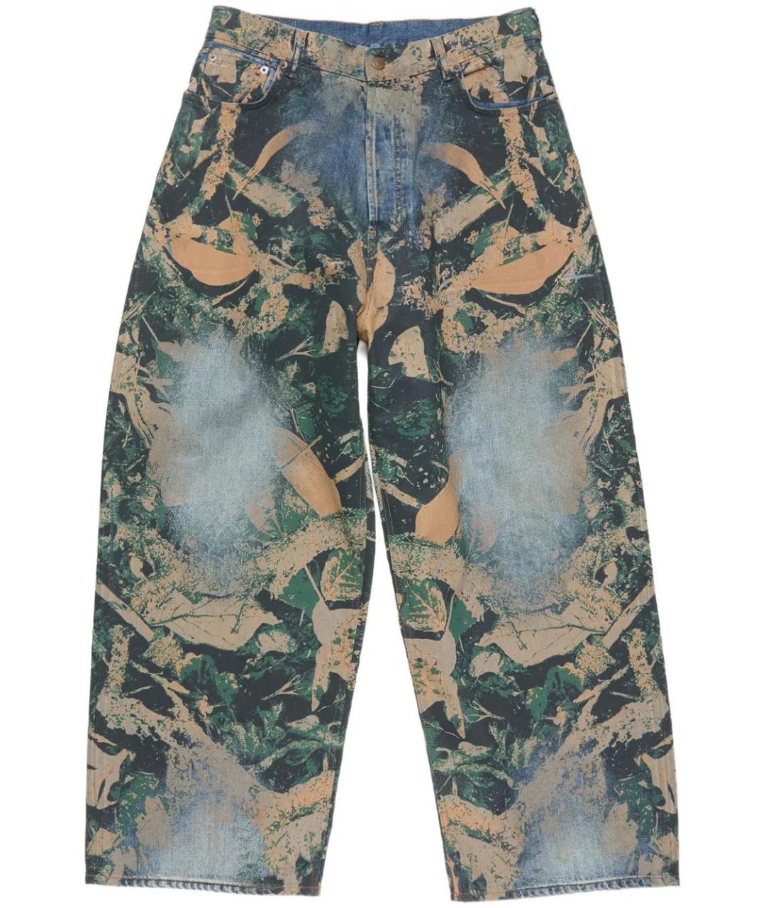 ACNE STUDIOS Мульти хлопковые повседневные брюки, фото 1