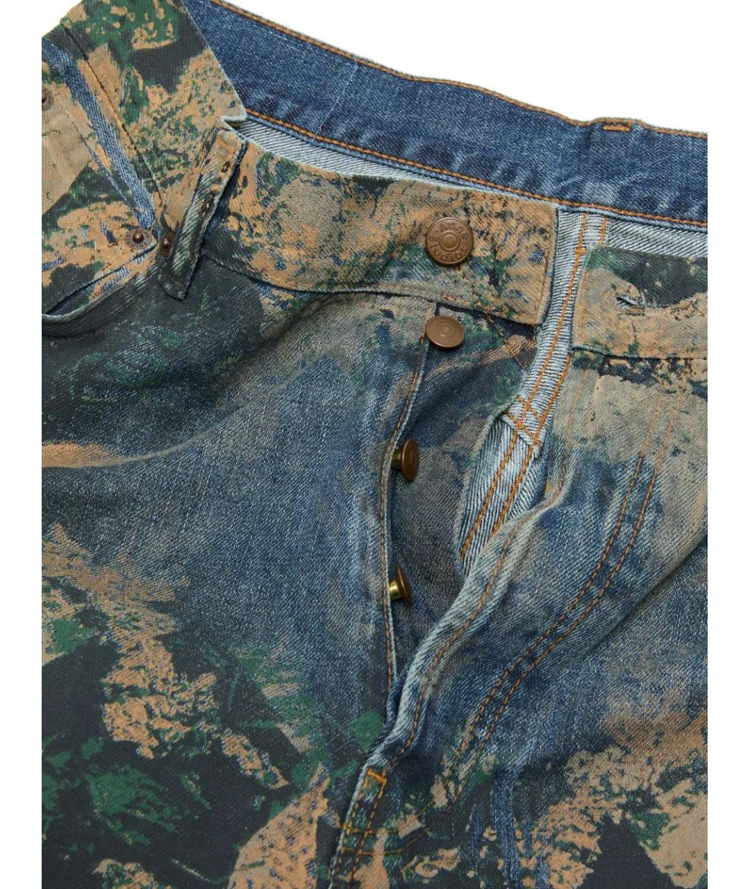 ACNE STUDIOS Мульти хлопковые повседневные брюки, фото 4