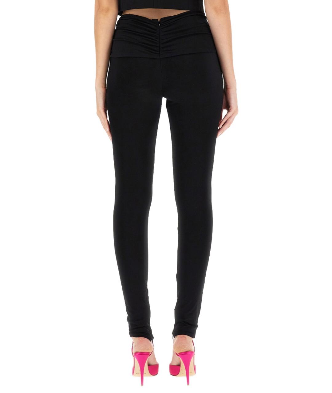 MAGDA BUTRYM Черные вискозные брюки узкие, фото 3