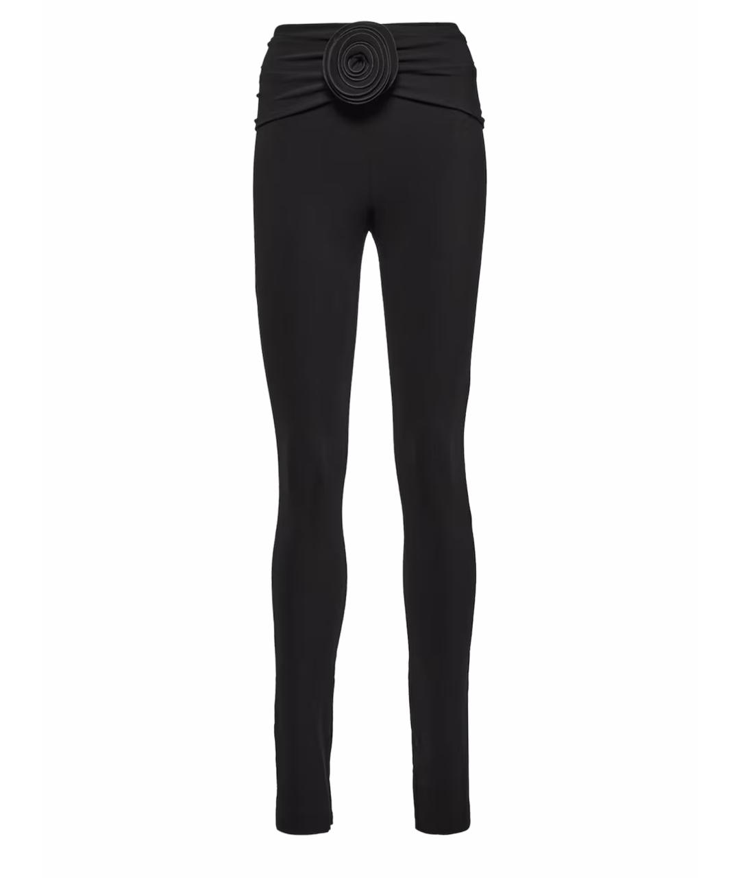 MAGDA BUTRYM Черные вискозные брюки узкие, фото 1