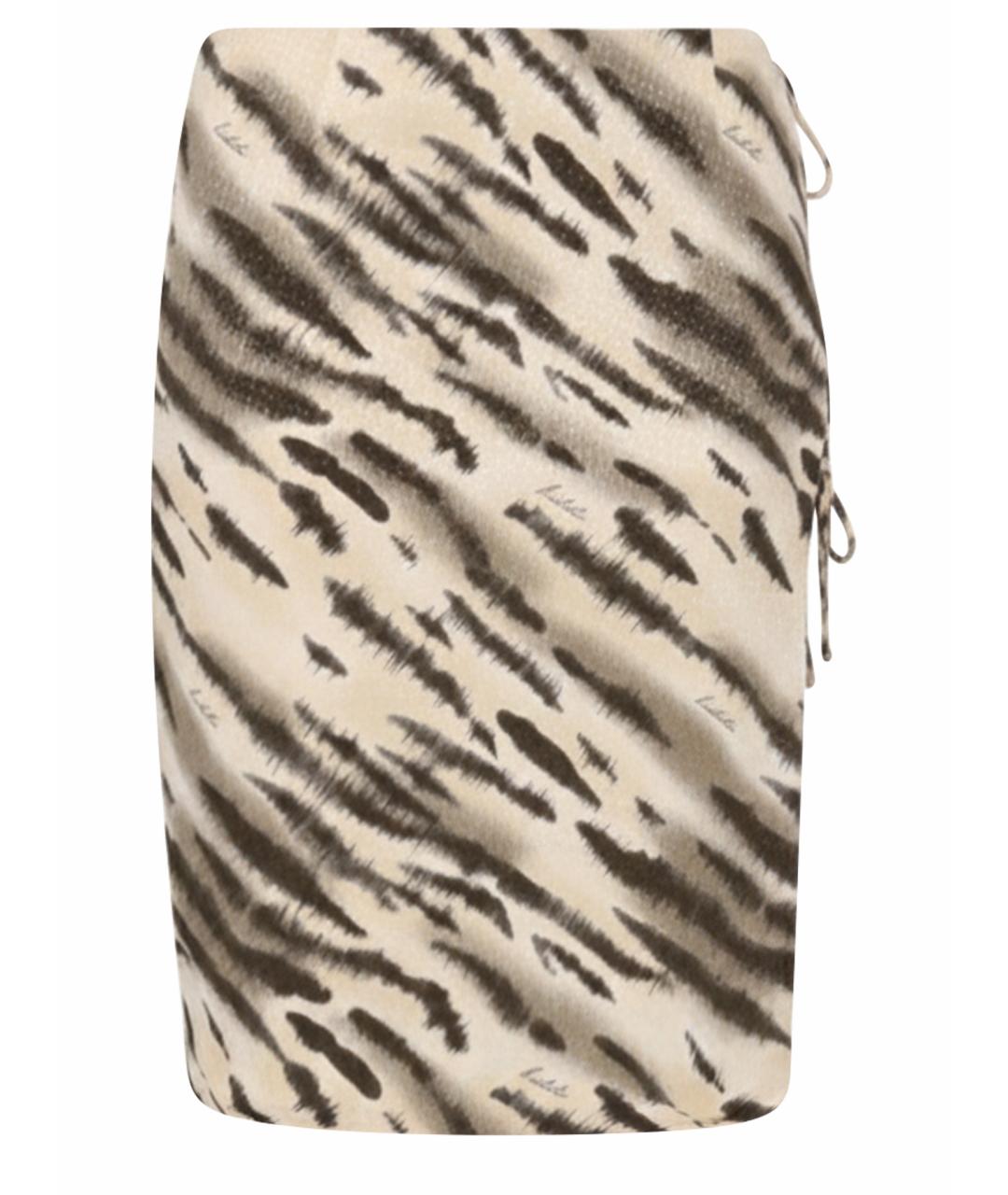 ROTATE Мульти вискозная юбка миди, фото 1