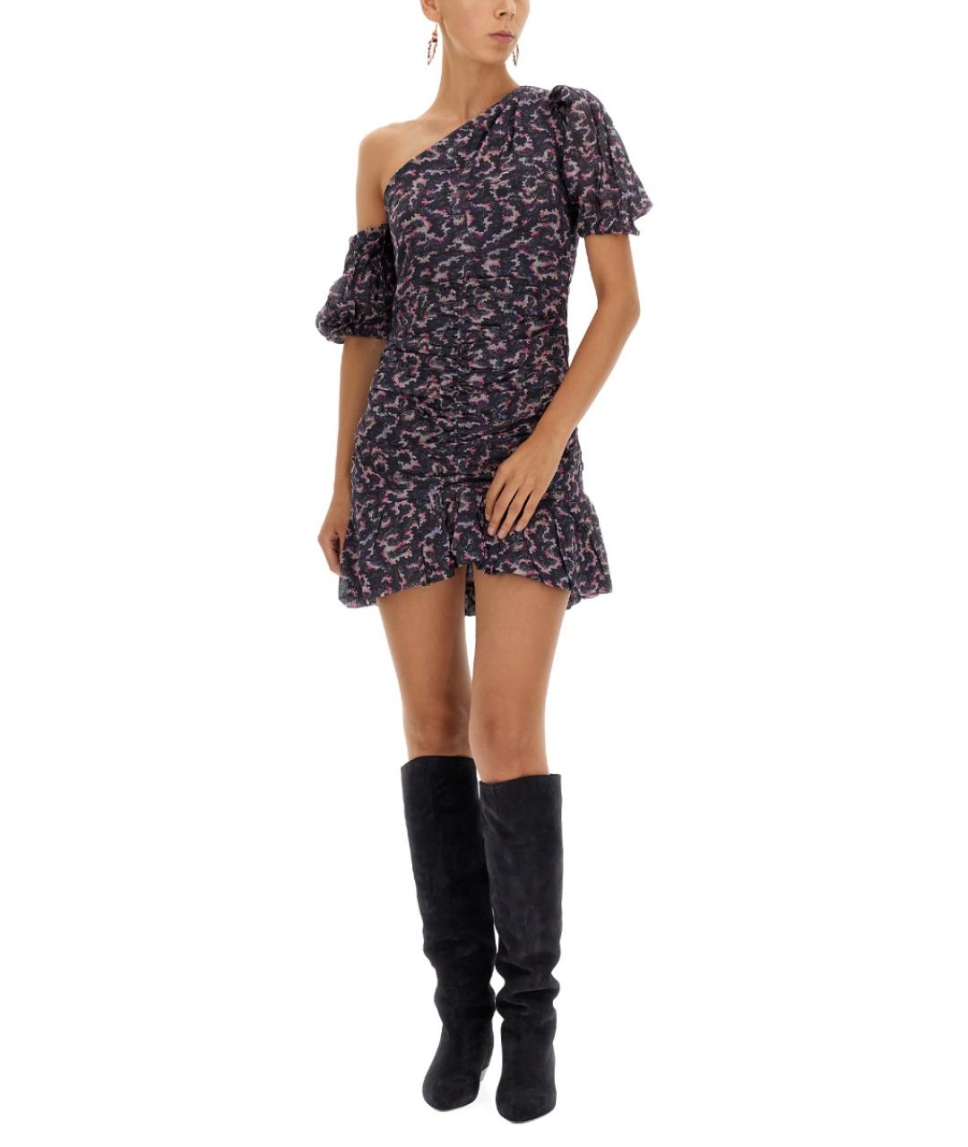 ISABEL MARANT Мульти хлопковое повседневное платье, фото 3