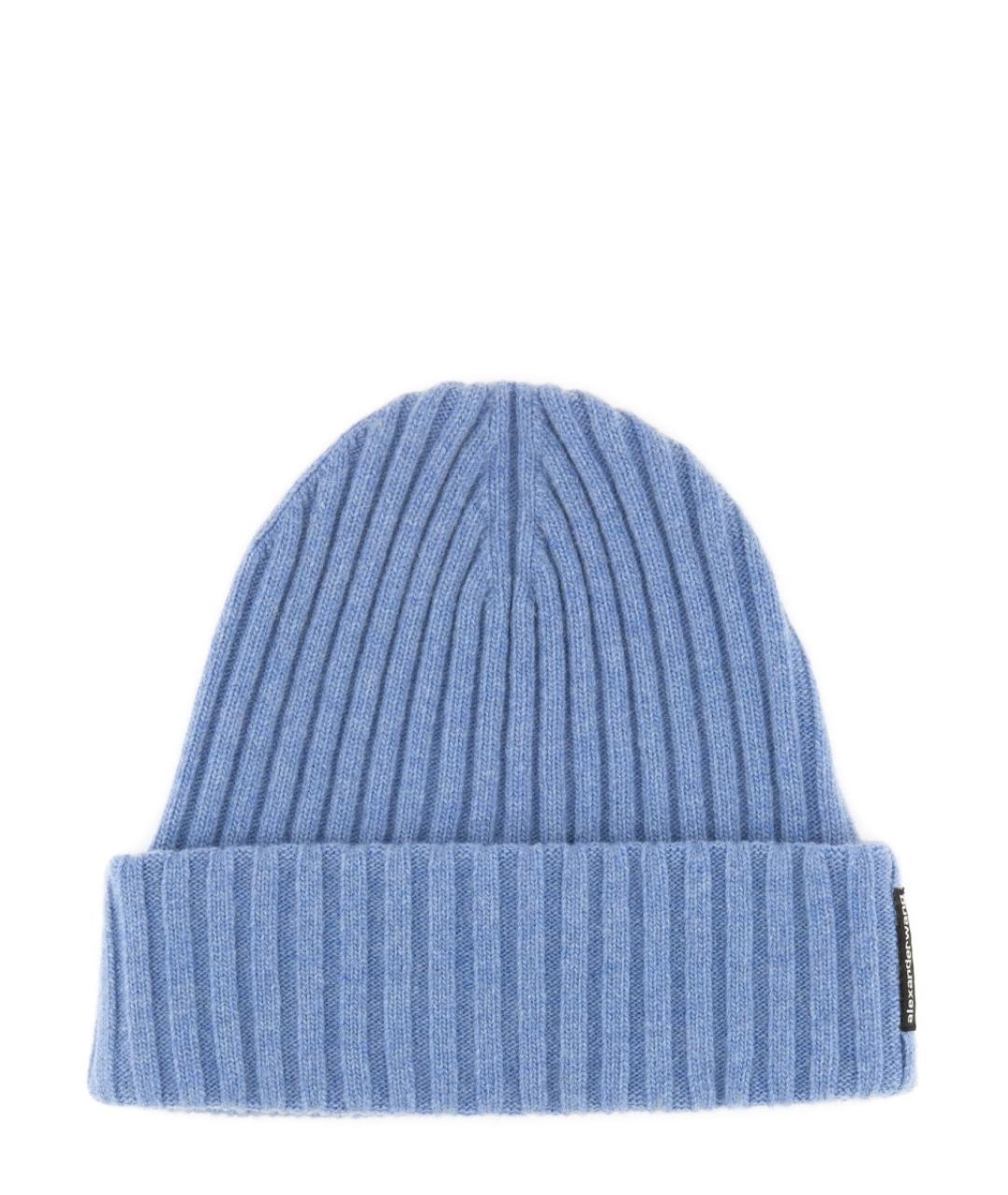 ALEXANDER WANG Синяя шерстяная шапка, фото 1