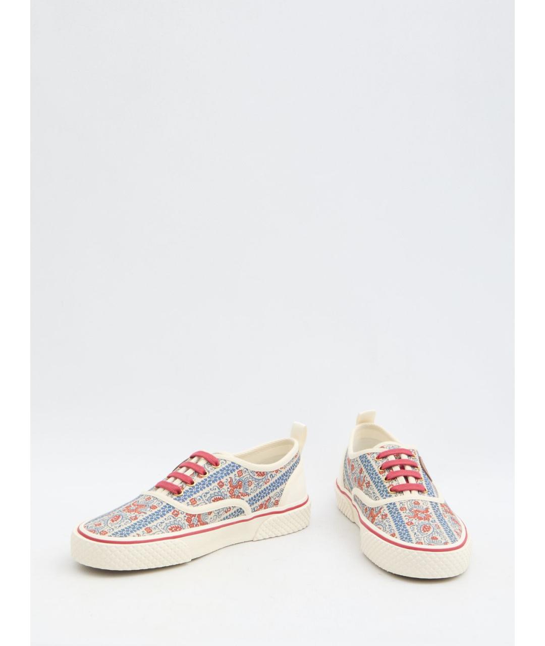 VALENTINO Мульти кожаные низкие кроссовки / кеды, фото 5