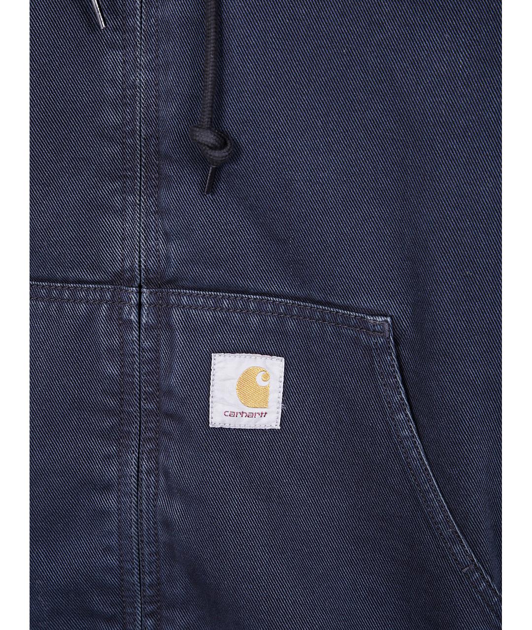 CARHARTT WIP Темно-синяя хлопковая куртка, фото 3