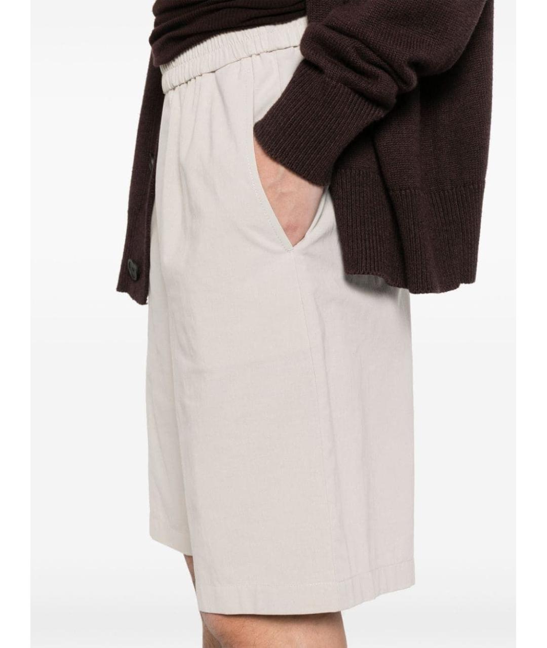 Ami Paris Коричневые хлопковые шорты, фото 5