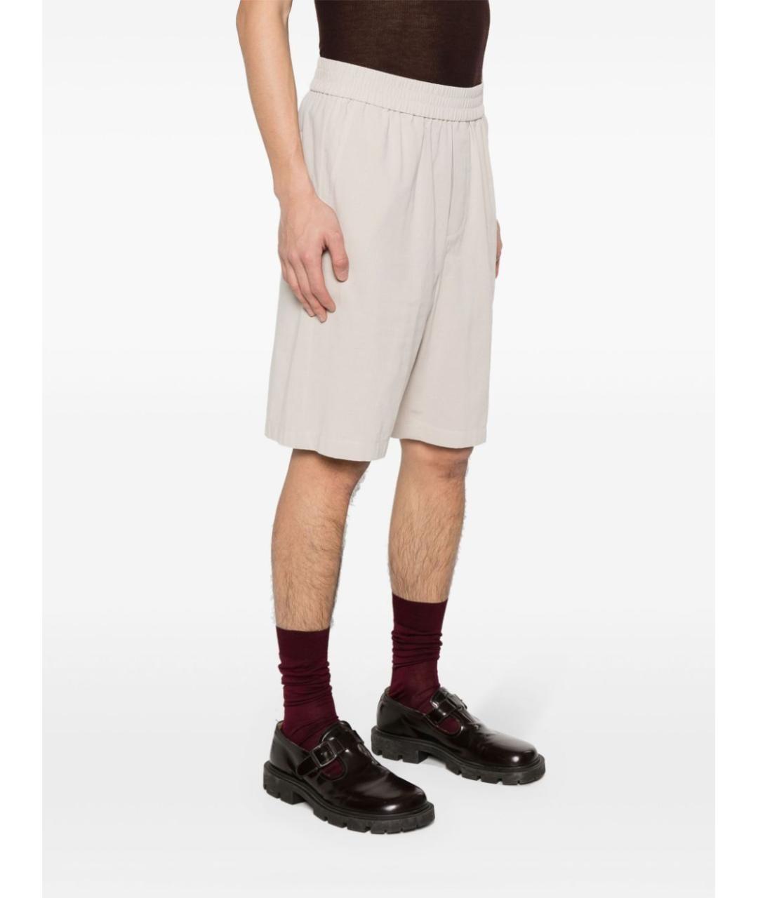 Ami Paris Коричневые хлопковые шорты, фото 3